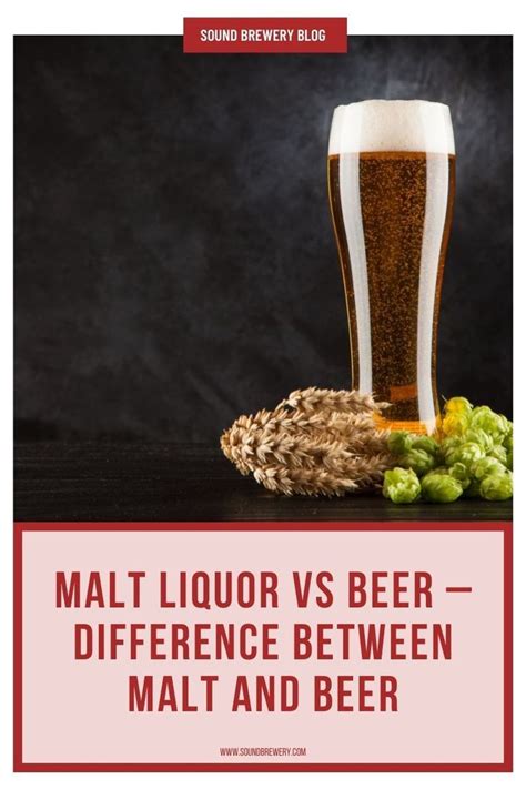 difference between malt and beer.